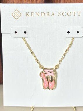 Kendra Scott Ballet Gold Short Pendant Necklace